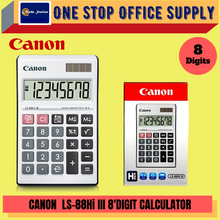 Load image into Gallery viewer, CANON CALCULATOR LS-88Hi III / LS 88Hi Calculator / 8 Digits Calculator / LS 88Hi III / Desktop Calculator
