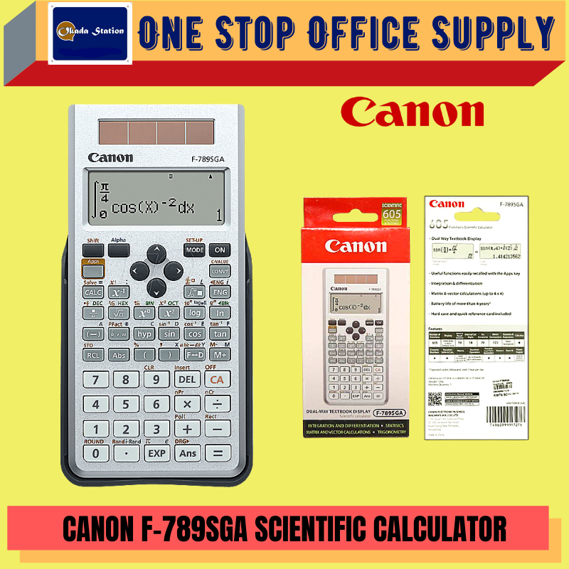 CANON F-789SGA SCIENTIFIC CALCULATOR / SCIENTIFIC / F-789SGA / CANON /  Calculator