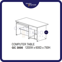 Load image into Gallery viewer, OKADA GC3000 Computer Table / Meja Komputer / Office Table / Meja Belajar / Computer Desk / G Series
