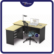 Load image into Gallery viewer, OKADA GS1060 Office Table Side / Meja Belajar / Study Table Desk / Meja Study / Office Desk / Meja Kayu / G Series
